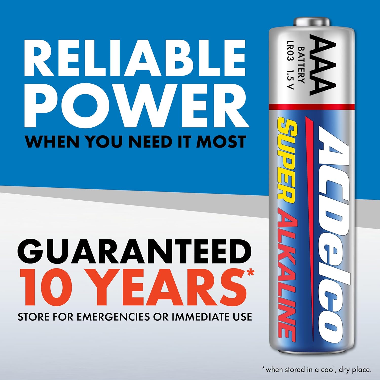 ACDelco Long-Life AAA Batteries