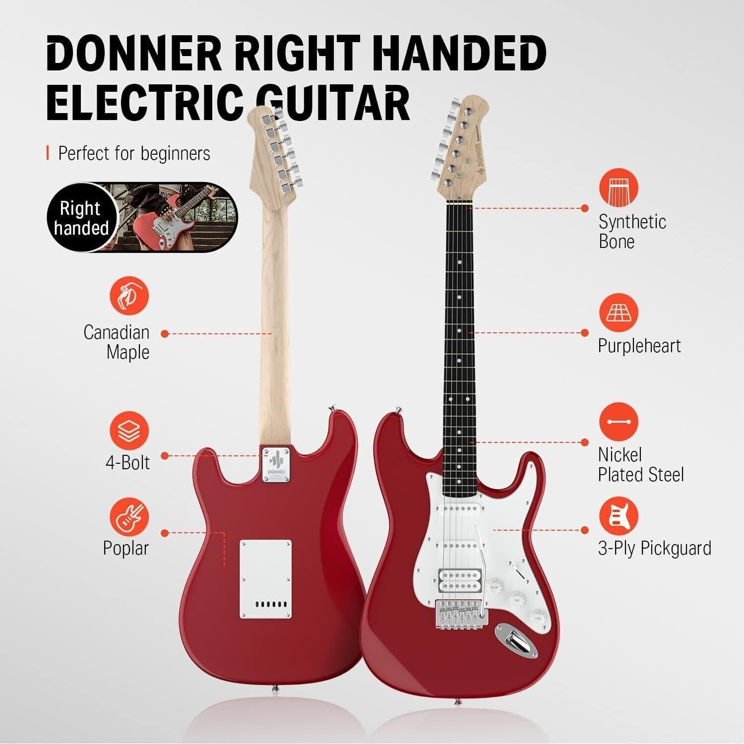 Crimson Starter Electric Guitar