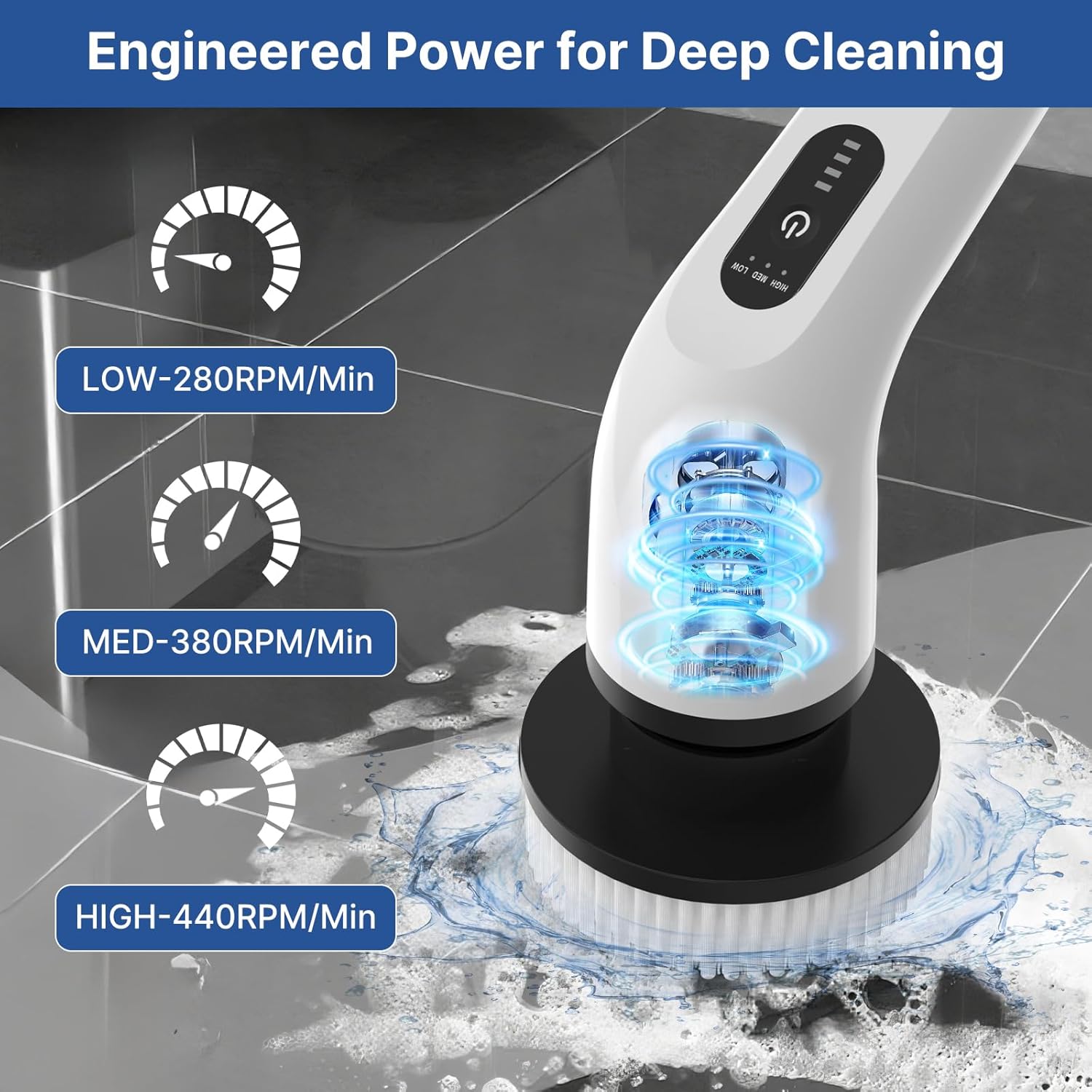 Effortless Spin Scrubber