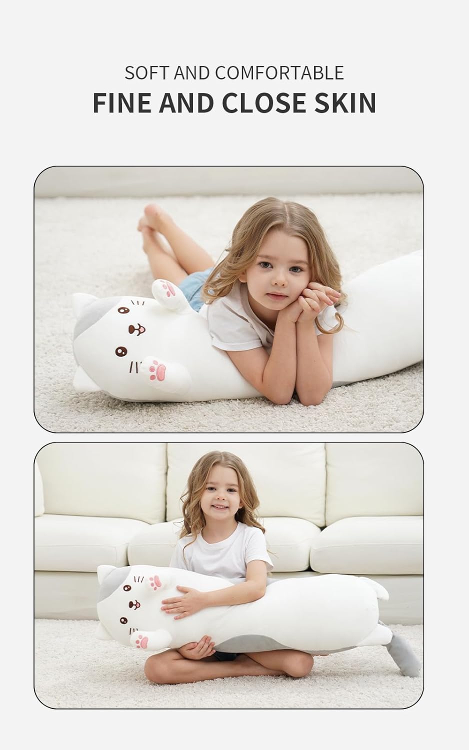 CuddleKitten Body Pillow