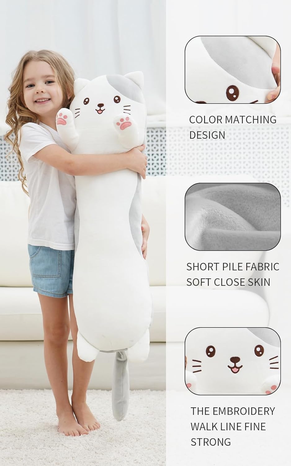 CuddleKitten Body Pillow