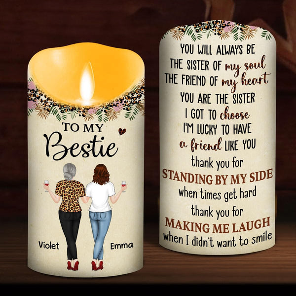 Best Friends Forever LED Candle