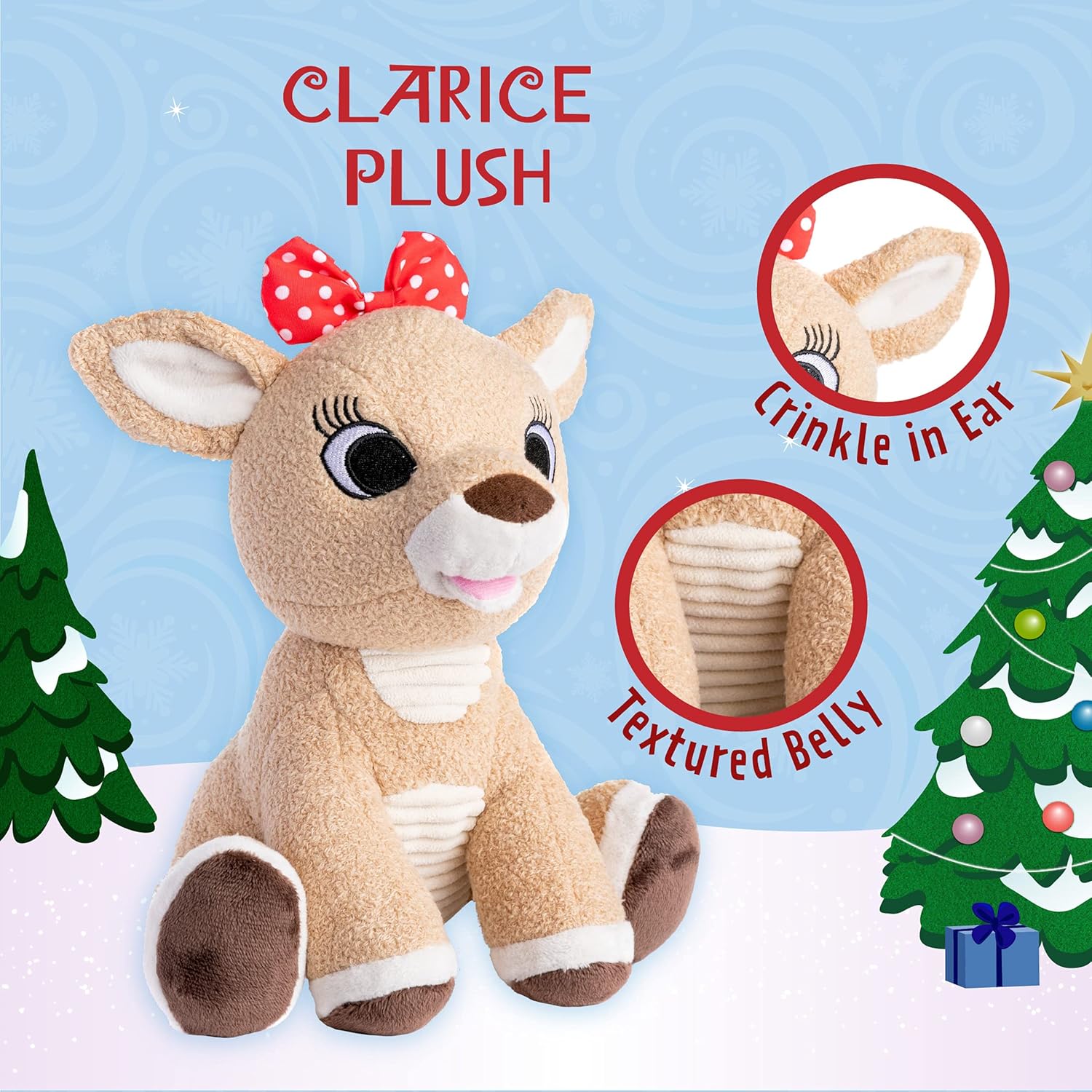 Clarice Reindeer Cuddly Plush Companion