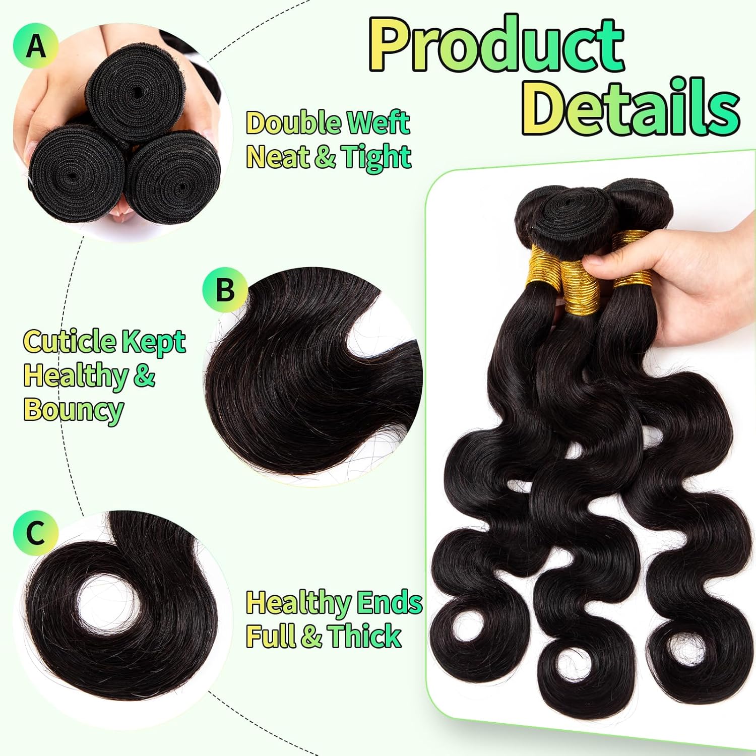 Antousha Natural Wave Hair Bundles