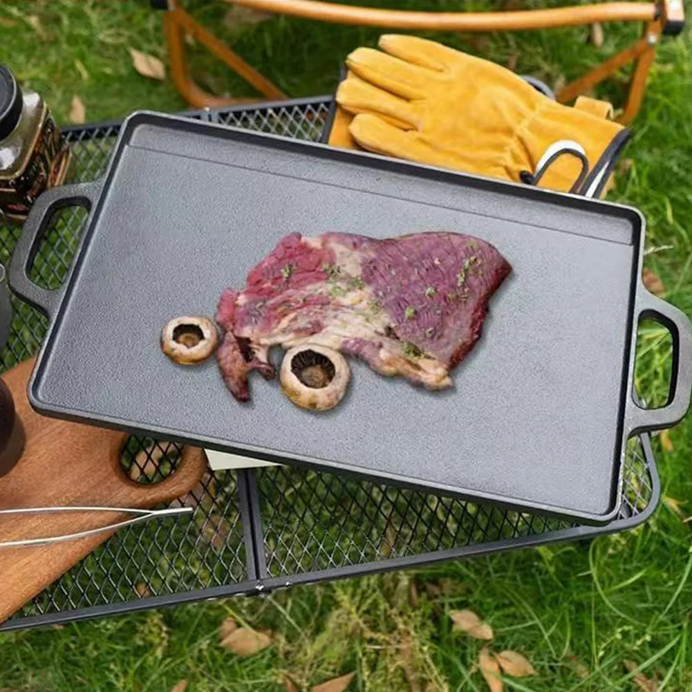 Double-Sided Cast Iron Griddle Pro