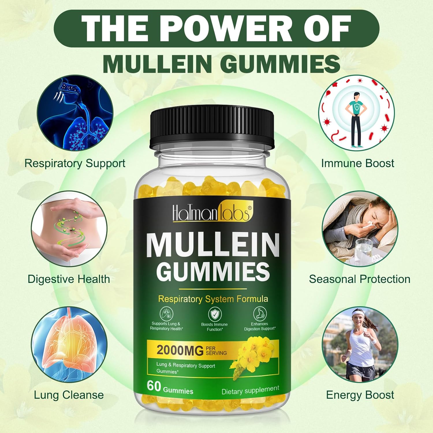 Breathe Easy Mullein Gummies